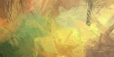 Soyut arkaplanda pürüzlü fırça darbeleri. Fırça boyası. Renkli boya darbeleri. Eşsiz duvar sanatı. Tuvaldeki modern sanat. Renkli çağdaş sanat eserleri.