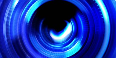 Fotoğraf makinesi konsepti. Soyut arkaplan. Dönen ışık ışınları. Hareketli kavramsal duvar kağıdı. Grafik dijital illüstrasyon. Parlayan neon ışıkları. Parlak sunum tasarım şablonu.