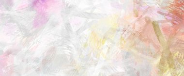 Soyut arkaplanda pürüzlü fırça darbeleri. Fırça boyası. Renkli boya darbeleri. Eşsiz duvar sanatı. Tuvaldeki modern sanat. Renkli çağdaş sanat eserleri.