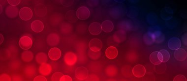 Kavramsal ışıklar duvar kağıdı. Güzel soyut çok renkli bokeh çemberleri parçacıklarla çevrili. Metninizi veya başlığınızı göstermek için boşluk ile odaklanmış olmayan canlı illüstrasyon. 