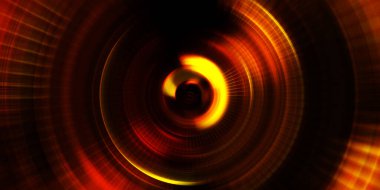 Parlayan neon ışıkları. Parlak sunum tasarım şablonu. Fotoğraf makinesi konsepti. Soyut arkaplan. Dönen ışık ışınları. Hareketli kavramsal duvar kağıdı. Grafik dijital illüstrasyon. 