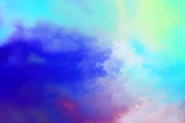 Modern fırça darbeleri. Poster, duvar sanatı, afiş, kart, kitap kapağı veya ambalaj için rahatlatıcı kompozisyonun yumuşak renkli çizimi. Pastel renklerle suluboya. 