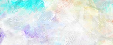 Soyut arkaplanda pürüzlü fırça darbeleri. Fırça boyası. Renkli boya darbeleri. Eşsiz duvar sanatı. Tuvaldeki modern sanat. Renkli çağdaş sanat eserleri.