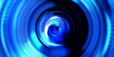 Fotoğraf makinesi konsepti. Soyut arkaplan. Dönen ışık ışınları. Hareketli kavramsal duvar kağıdı. Grafik dijital illüstrasyon. Parlayan neon ışıkları. Parlak sunum tasarım şablonu.