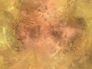 Soyut arkaplanda pürüzlü fırça darbeleri. Fırça boyası. Renkli boya darbeleri. Eşsiz duvar sanatı. Tuvaldeki modern sanat. Renkli çağdaş sanat eserleri.