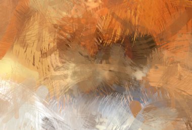 Soyut arkaplanda pürüzlü fırça darbeleri. Fırça boyası. Renkli boya darbeleri. Eşsiz duvar sanatı. Tuvaldeki modern sanat. Renkli çağdaş sanat eserleri.