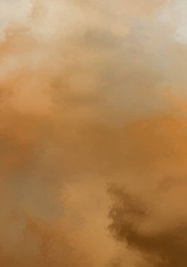 Modern fırça darbeleri. Poster, duvar sanatı, afiş, kart, kitap kapağı veya ambalaj için rahatlatıcı kompozisyonun yumuşak renkli çizimi. Pastel renklerle suluboya. 