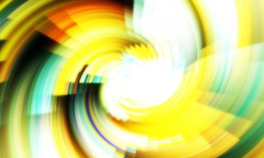 Dönen Işık gösterisi arka planı. Canlı renklerle donatılmış ruhani enerji girdabı. Renkli canlı hareket çizimi. Tanıtım geçmişi. Kutlama grafiği.