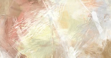 Soyut arkaplanda pürüzlü fırça darbeleri. Fırça boyası. Renkli boya darbeleri. Eşsiz duvar sanatı. Tuvaldeki modern sanat. Renkli çağdaş sanat eserleri.