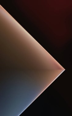 Geometrik dinamik şekiller. Gölgeli teknoloji dijital şablonu ve gradyan arka planda ışıklar. Modern basit geometrik renk gradyanı soyut arkaplan. 3B illüstrasyon. 