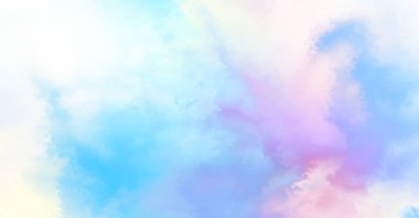 Modern fırça darbeleri. Poster, duvar sanatı, afiş, kart, kitap kapağı veya ambalaj için rahatlatıcı kompozisyonun yumuşak renkli çizimi. Pastel renklerle suluboya. 