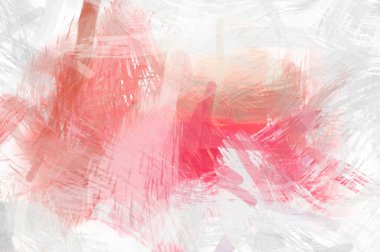 Soyut arkaplanda pürüzlü fırça darbeleri. Fırça boyası. Renkli boya darbeleri. Eşsiz duvar sanatı. Tuvaldeki modern sanat. Renkli çağdaş sanat eserleri.