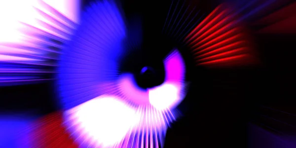 Концептуальні Шпалери Руху Графічна Цифрова Ілюстрація Блискучі Неонові Обертові Вогні — стокове фото