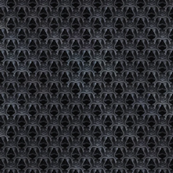 シームレスファンタジーアーマーテクスチャ 3Dイラスト 金属パターンだ 金属板の背景 中世の壁紙 装甲表面のテクスチャ — ストック写真