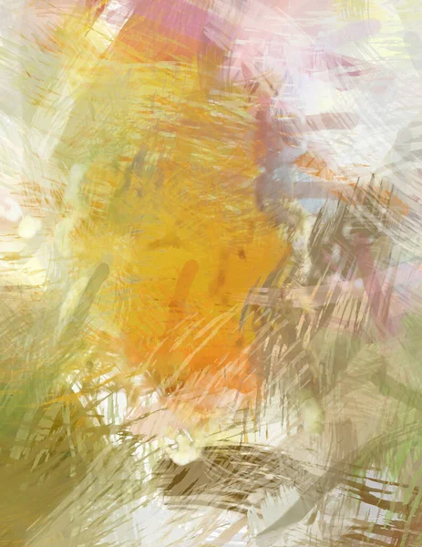 Rough Brushstrokes Abstract Background Brush Painting Color Strokes Paint Unique — Stock Photo, Image