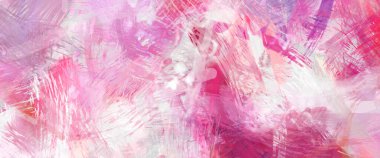 Soyut arkaplanda pürüzlü fırça darbeleri. Fırça boyası. Renkli boya darbeleri. Eşsiz duvar sanatı. Tuvaldeki modern sanat. Renkli çağdaş sanat eserleri.