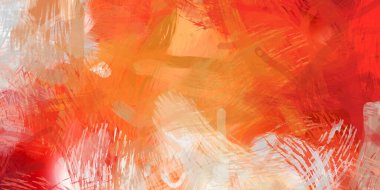 Soyut arkaplanda pürüzlü fırça darbeleri. Fırça boyası. Renkli boya darbeleri. Eşsiz duvar sanatı. Tuvaldeki modern sanat. Renkli çağdaş sanat eserleri.