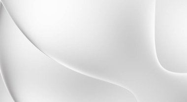 Dalgalanmalı soyut arkaplan. Pankart ya da kapak tasarımı için dekorasyon. Web sitesi, poster, marka kimliği, broşür, sunum şablonu için lüks ışık arka planı. Dalgalı şekilli kaliteli tasarım. 