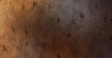 Gotik bir duvarda sıkıntılı ve kirli desenler var. Lekeli renkli hasarlı şablon. Tasarımınız için doku ve elementler. Pis duvar kâğıdı. Grunge arkaplanı.