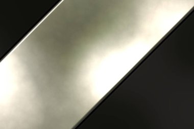 Üç boyutlu metalik doku. Uzay gemisi desenli yüzey. Aydınlık ve karanlık paneller. Fütürist soyut duvar kağıdı. Geometrik teknolojik yansıtıcı arkaplan.