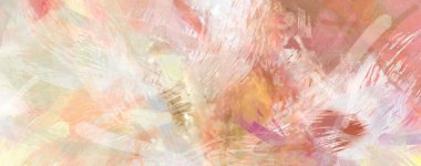 Soyut arkaplanda pürüzlü fırça darbeleri. Fırça boyası. Renkli boya darbeleri. Eşsiz duvar sanatı. Tuvaldeki modern sanat. Renkli çağdaş sanat eserleri.