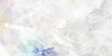 Soyut arkaplanda pürüzlü fırça darbeleri. Fırça boyası. Renkli boya darbeleri. Eşsiz duvar sanatı. Tuvaldeki modern sanat. Renkli çağdaş sanat eserleri.