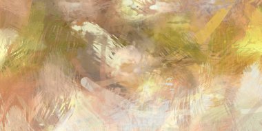 Soyut arkaplanda pürüzlü fırça darbeleri. Fırça boyası. Renkli boya darbeleri. Eşsiz duvar sanatı. Tuvaldeki modern sanat. Renkli çağdaş sanat eserleri.