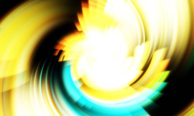 Dönen Işık gösterisi arka planı. Canlı renklerle donatılmış ruhani enerji girdabı. Renkli canlı hareket çizimi. Tanıtım geçmişi. Kutlama grafiği.