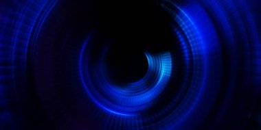 Parlayan neon ışıkları. Parlak sunum tasarım şablonu. Fotoğraf makinesi konsepti. Soyut arkaplan. Dönen ışık ışınları. Hareketli kavramsal duvar kağıdı. Grafik dijital illüstrasyon. 