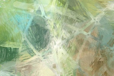 Soyut arkaplanda pürüzlü fırça darbeleri. Fırça boyası. Renkli boya darbeleri. Eşsiz duvar sanatı. Tuvaldeki modern sanat. Renkli çağdaş sanat eserleri.