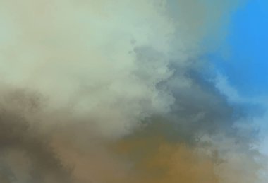 Modern fırça darbeleri. Poster, duvar sanatı, afiş, kart, kitap kapağı veya ambalaj için rahatlatıcı kompozisyonun yumuşak renkli çizimi. Pastel renklerle suluboya. 