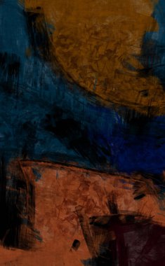 Tuval üzerinde etkileyici fırçalanmış resim. Kaotik resim. Taranmış Boyalı Soyut Arkaplan. Fırça darbesi ile boyanmış. Kaos duvarı sanatı. Sanatsal canlılık ve renkli duvar kağıdı.