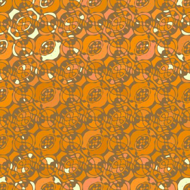 Yaratıcı karalama sanatı farklı şekil ve dokulara sahip kusursuz desen. Kolaj. Sanatsal arka plan. Soyut duvar kağıdı. Dekoratif hippi fayansları.