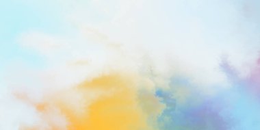 Modern fırça darbeleri. Poster, duvar sanatı, afiş, kart, kitap kapağı veya ambalaj için rahatlatıcı kompozisyonun yumuşak renkli çizimi. Pastel renklerle suluboya. 