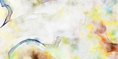 Kova desenli illüstrasyon. Çağdaş ve modern doku. Soyut renk boyama arka planı. Yaratıcı ve sanatsal duvar kağıdı. Fırçalanmış şekilleri ve lekeleri olan sanatsal duvar..