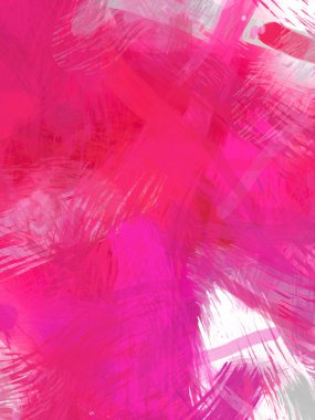 Soyut arkaplanda pürüzlü fırça darbeleri. Fırça boyası. Renkli boya darbeleri. Eşsiz duvar sanatı. Tuvaldeki modern sanat. Renkli çağdaş sanat eserleri.