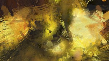 Soyut arkaplanda pürüzlü fırça darbeleri. Fırça boyası. Renkli boya darbeleri. Eşsiz duvar sanatı. Tuvaldeki modern sanat. Renkli çağdaş sanat eserleri.