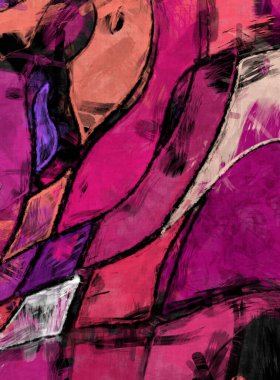 Tuval üzerinde etkileyici fırçalanmış resim. Kaotik resim. Taranmış Boyalı Soyut Arkaplan. Fırça darbesi ile boyanmış. Kaos duvarı sanatı. Sanatsal canlılık ve renkli duvar kağıdı.