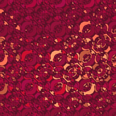 Yaratıcı karalama sanatı farklı şekil ve dokulara sahip kusursuz desen. Kolaj. Sanatsal arka plan. Soyut duvar kağıdı. Dekoratif hippi fayansları.