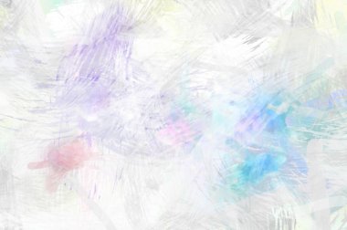 Soyut arkaplanda pürüzlü fırça darbeleri. Fırça boyası. Renkli boya darbeleri. Eşsiz duvar sanatı. Tuvaldeki modern sanat. Renkli çağdaş sanat eserleri.