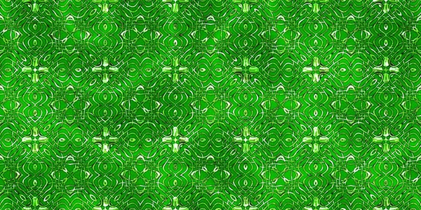 Renkli kumaş arka planında moda tarzında gümüş örgü süsü olan lüks, kusursuz bir şablon. Duvar kağıtları ve tekstil baskısı için tasarım. Lüks, ışıl ışıl metalimsi fantezi dokusu.