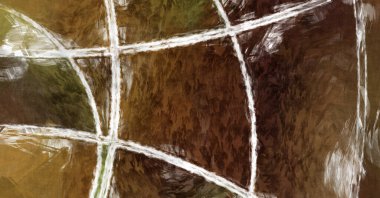 Tuval üzerinde etkileyici fırçalanmış resim. Soyut doku. 2D çizim. Geniş fırça darbeleri. Modern dijital sanat. Çağdaş fırça. Modern ifade. Popüler biçim boyanmış resim.