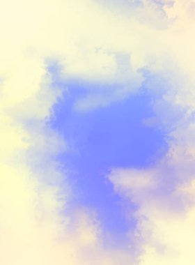 Modern fırça darbeleri. Poster, duvar sanatı, afiş, kart, kitap kapağı veya ambalaj için rahatlatıcı kompozisyonun yumuşak renkli çizimi. Pastel renklerle suluboya. 