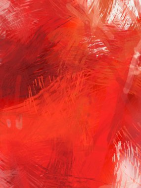 Soyut arkaplanda pürüzlü fırça darbeleri. Fırça boyası. Renkli boya darbeleri. Eşsiz duvar sanatı. Tuvaldeki modern sanat. Renkli çağdaş sanat eserleri.