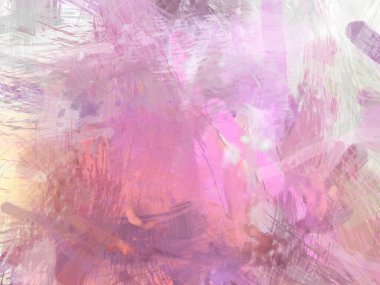 Soyut arkaplanda pürüzlü fırça darbeleri. Fırça boyası. Renkli boya darbeleri. Eşsiz duvar sanatı. Tuvaldeki modern sanat. Renkli çağdaş sanat eserleri.