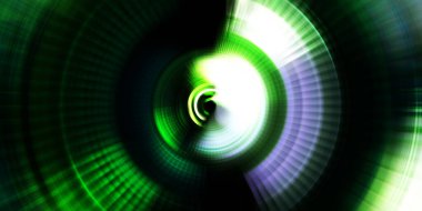 Parlayan neon ışıkları. Parlak sunum tasarım şablonu. Fotoğraf makinesi konsepti. Soyut arkaplan. Dönen ışık ışınları. Hareketli kavramsal duvar kağıdı. Grafik dijital illüstrasyon. 