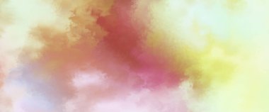 Modern fırça darbeleri. Poster, duvar sanatı, afiş, kart, kitap kapağı veya ambalaj için rahatlatıcı kompozisyonun yumuşak renkli çizimi. Pastel renklerle suluboya. 