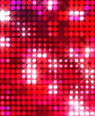 Parlak desenli duvar kağıdı. Sahne ışıkları olan renkli ışıkların ihtişamlı arkaplanı. Parlayan ışıklar siyah arka planda parti izleri. Sahne veya stadyum ışıklarının dijital illüstrasyonu. 