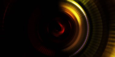 Parlayan neon ışıkları. Parlak sunum tasarım şablonu. Fotoğraf makinesi konsepti. Soyut arkaplan. Dönen ışık ışınları. Hareketli kavramsal duvar kağıdı. Grafik dijital illüstrasyon. 