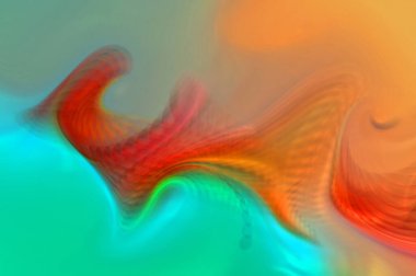 Hareketli girdapların soyut çizimi. Titreşimli renkli kıvrımların dönen akışı. Kıvrımlı ve kıvrımlı arka plan ve çizgiler. Garip duvar kâğıdı tasarımı. Dalgalanma arkaplanı.